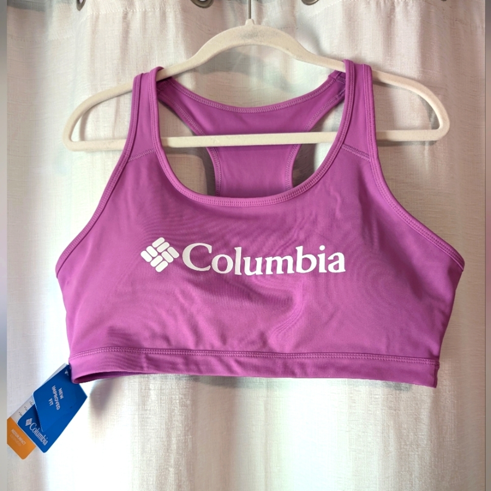 Jog Bra NWT XL Columbia Racerback Sports Bra